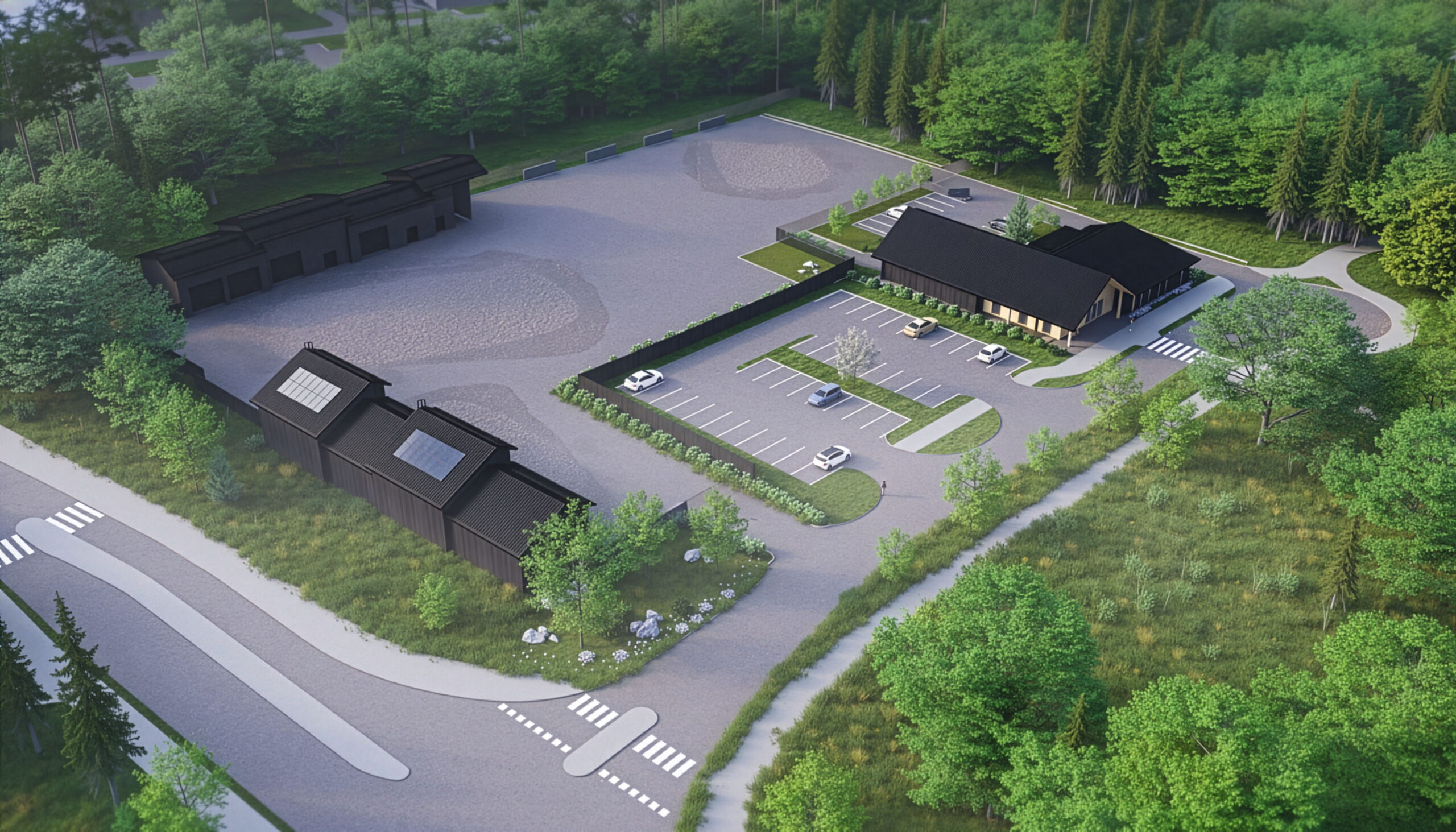 Espoon Tuomiokirkon hautausmaan huoltorakennus