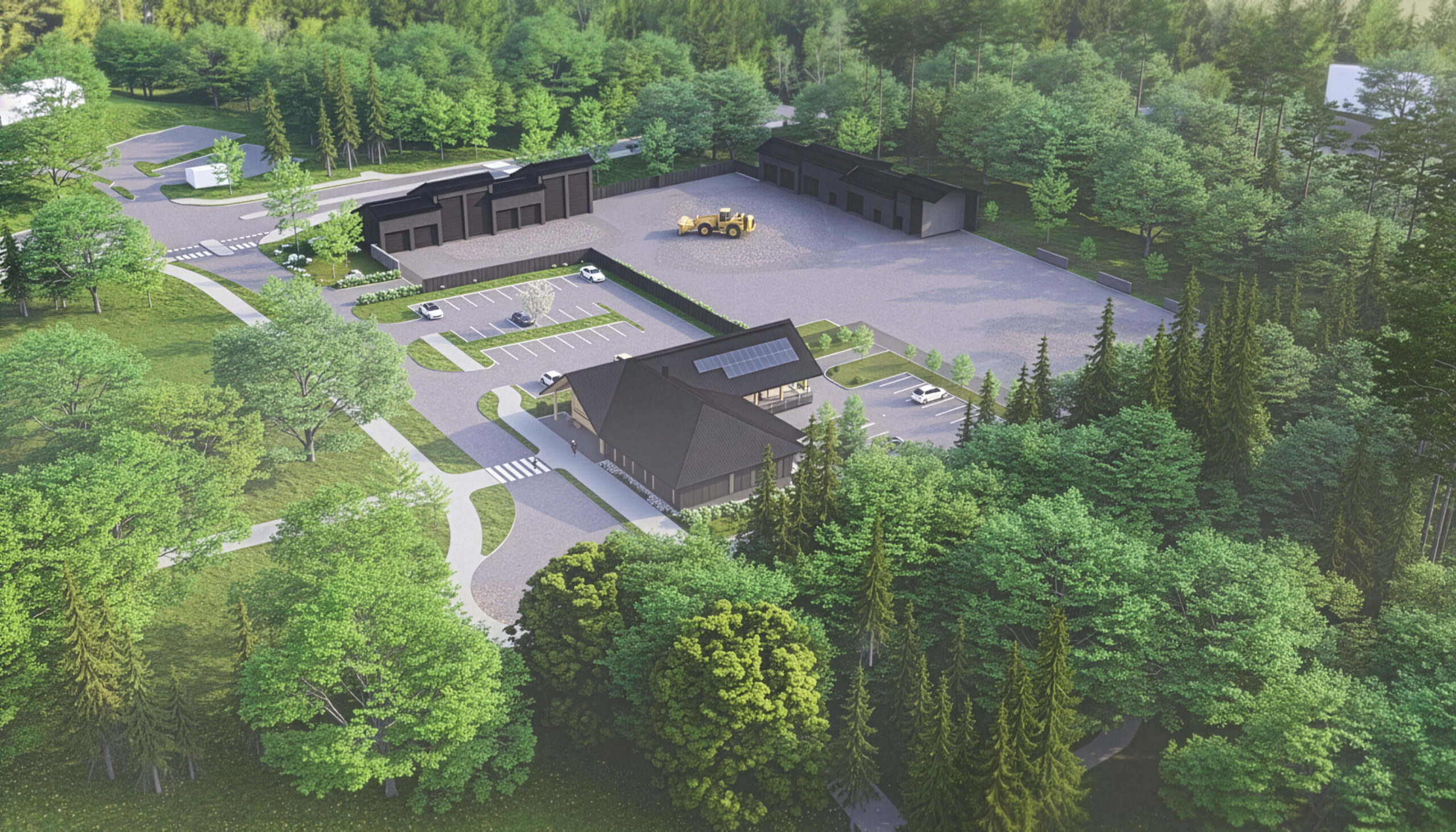 Espoon Tuomiokirkon hautausmaan huoltorakennus