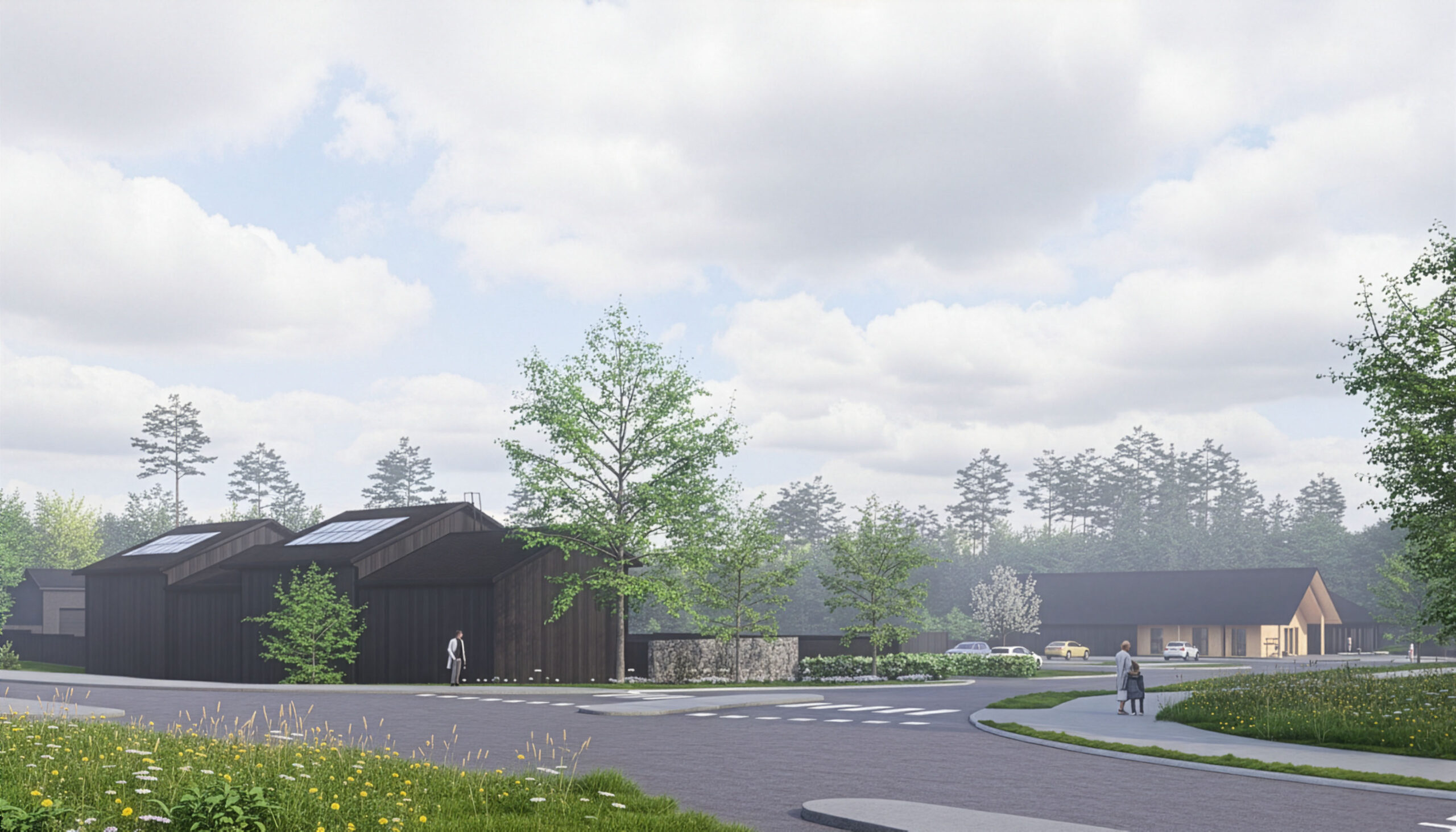 Espoon Tuomiokirkon hautausmaan huoltorakennus