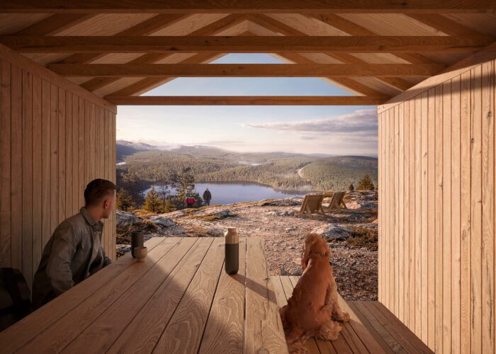 Metsähallituksen mediatiedote: Ilmastoviisas taukopaikka